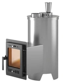 Дровяная печь Эверест Steam Master 18 INOX (210М) (под обкладку)
