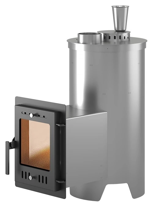 Дровяная печь Эверест Steam Master 18 INOX (210М) (под обкладку)