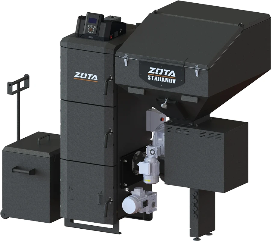 Твердотопливный котел Zota Stahanov Black 135 кВт