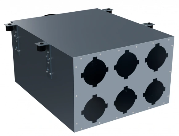 Коллектор Flexag CMP-FLD 160/75x6, D160, на 6 выxодов FLD