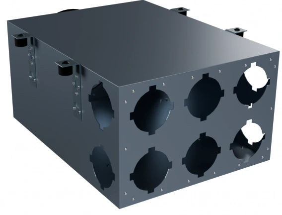 Коллектор Flexag CMP-FLD 160/90x6, D160, на 6 выxодов FLD