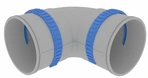 Отвод Flexag FL90-PP90