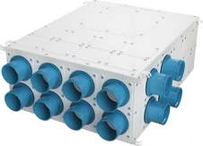 Коллектор AirDS двурядный шумопоглощающий H=275 мм, 75*24, белый