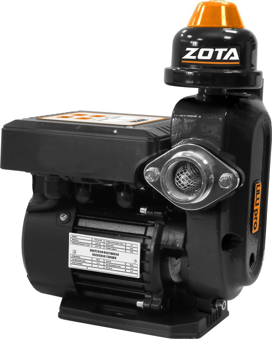 Поверхностная насосная станция Zota Lilu PRO, 250 Вт, 30 л/мин, Н-30 м, чугун