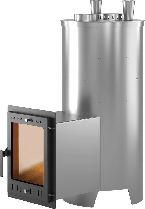 Дровяная печь Эверест Steam Master 60 INOX (320M) (под обкладку)