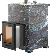 Дровяная печь Эверест Steam Master 30 INOX Амфиболит, S-40