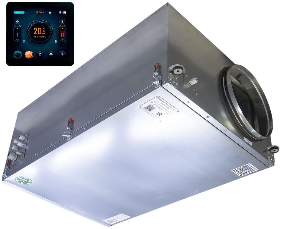 Приточная вентиляционная установка Naveka Node4 Light-200(25m)/VEC(B190), E7.6 с пультом TS4 фото#8