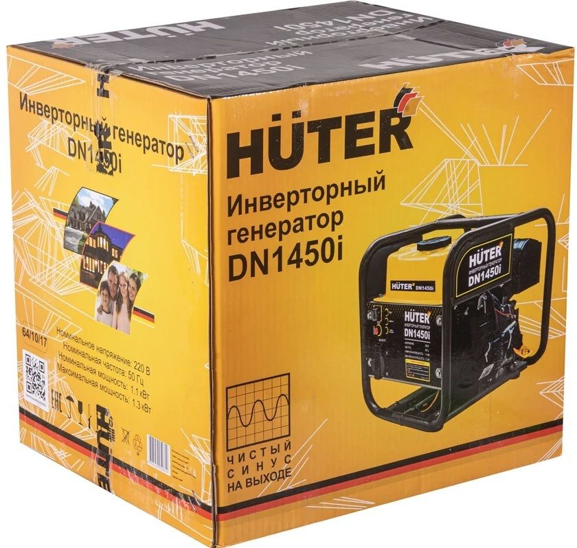 Бензиновый генератор Huter DN1450i фото#9