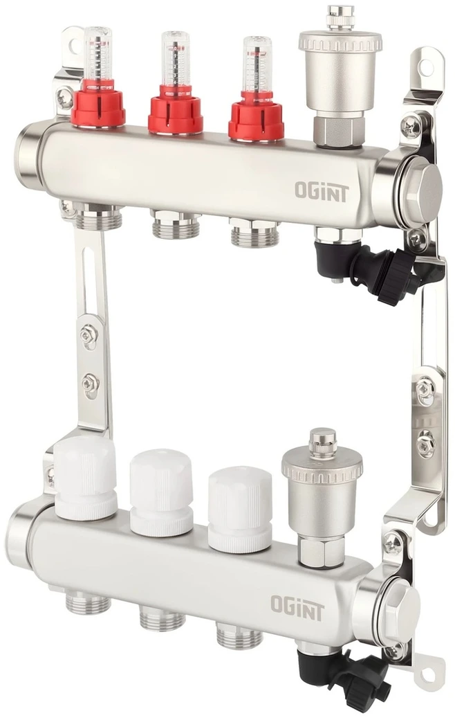 Для отопления OGINT 1" м/м 4в 3/4" ЕК н/р (9505-03)
