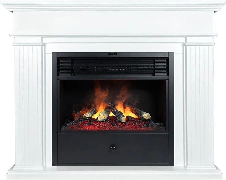 Электрокамин Royal Flame Bern Design бьянко белый с очагом B650RF 3D
