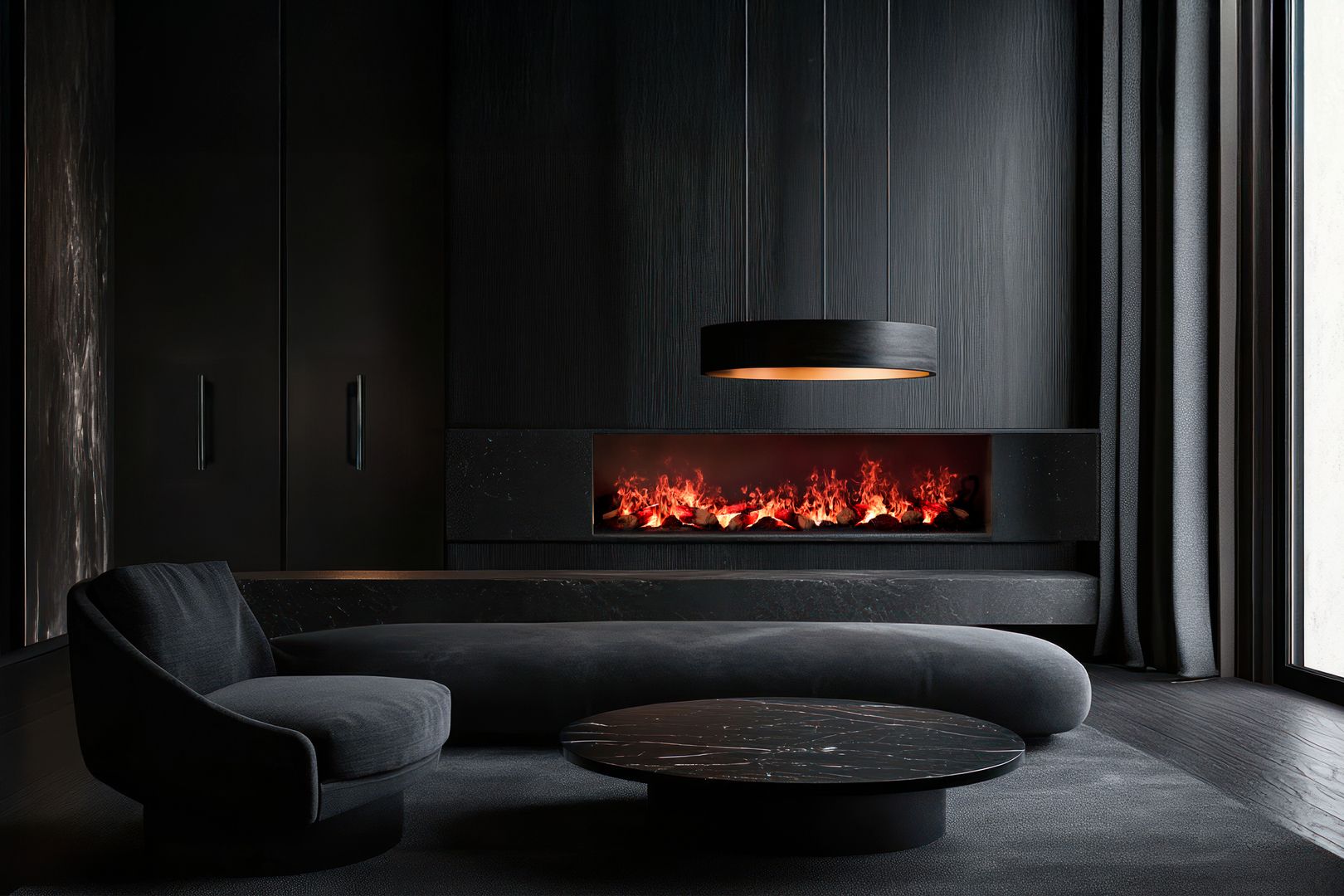 Встраиваемый очаг в модуль Royal Flame Design L1500RF 3D PS/LOG фото#13