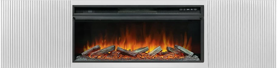 Линейный электрокамин Royal Flame Sanremo 42 с очагом Vision 42 LOG LED