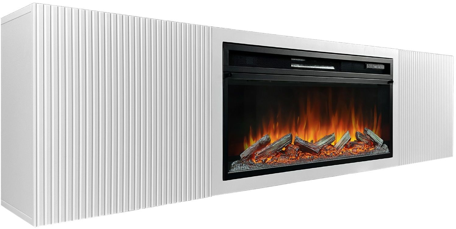 Линейный электрокамин Royal Flame Sanremo 42 с очагом Vision 42 LOG LED фото#5