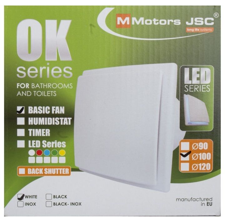 Вытяжка для ванной Mmotors OK 01 фото#5