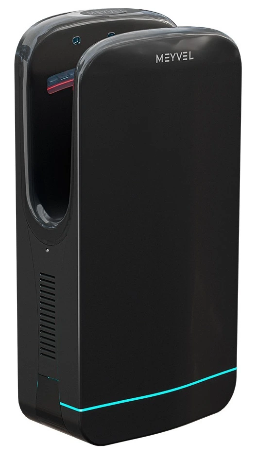 Пластиковая сушилка для рук MEYVEL MH10-1800P1 (Black)