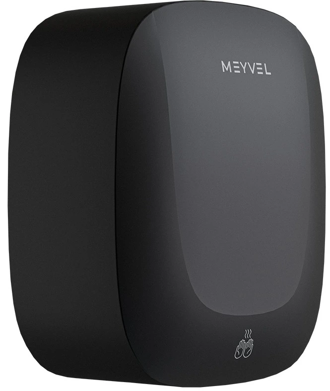 Пластиковая сушилка для рук MEYVEL MH13-1000P2 (Black)