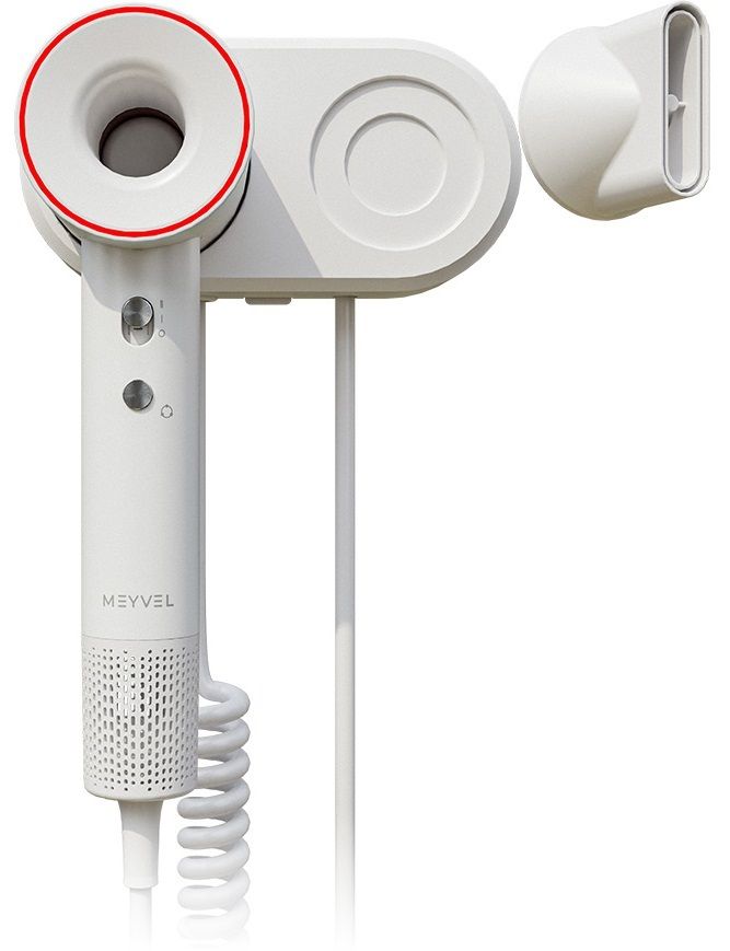 Настенный фен MEYVEL MF11-1600 (White) фото#11