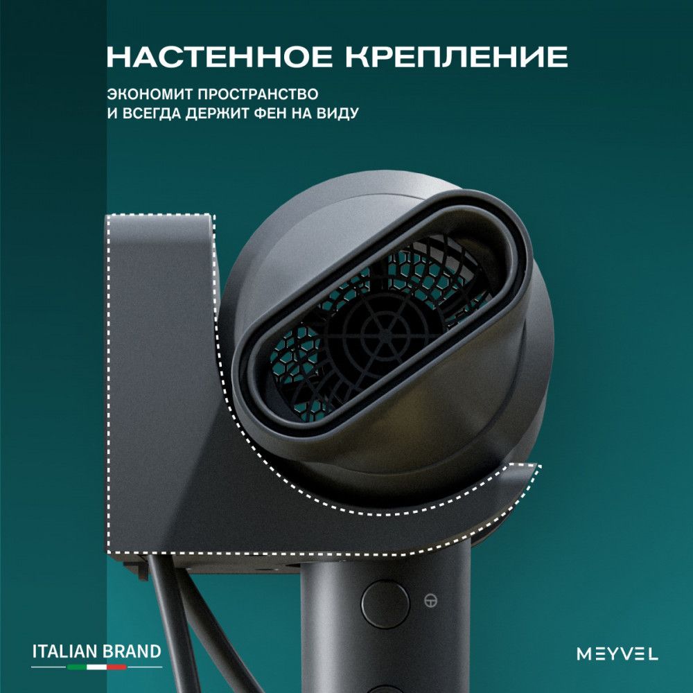 Настенный фен MEYVEL MF10-1600 (Gray) фото#15