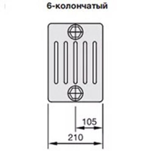 Радиаторы отопления Zehnder серии Charleston 6055
