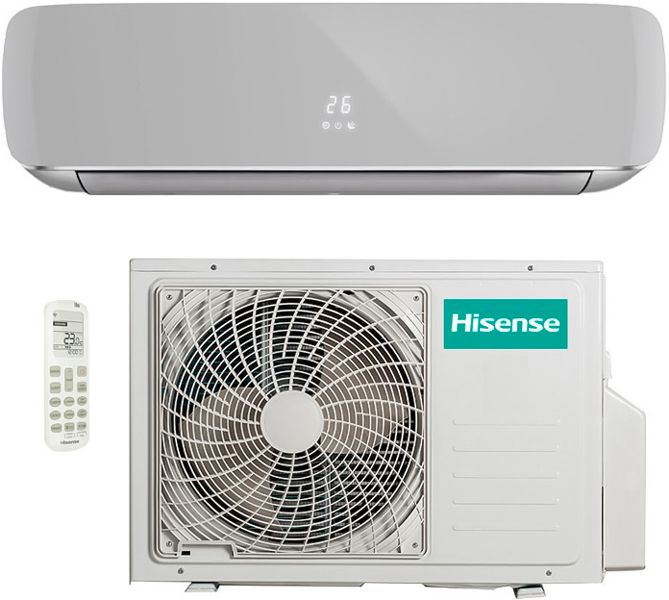 Настенные кондиционеры Hisense серии Crystal SILVER Inverter