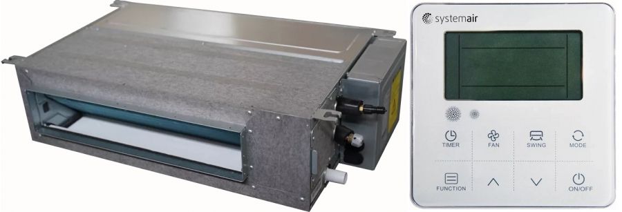 Мульти сплит-системы Systemair серии SYSPLIT MULTI DUCT EVO HP Q (in)