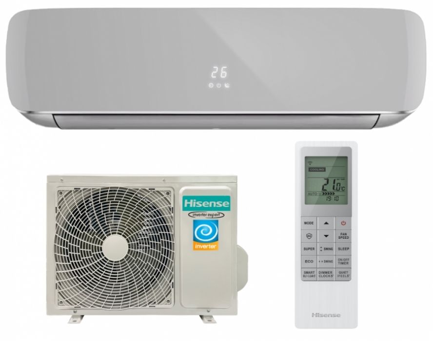 Настенные кондиционеры Hisense серии SILVER CRYSTAL SUPER DC Inverter