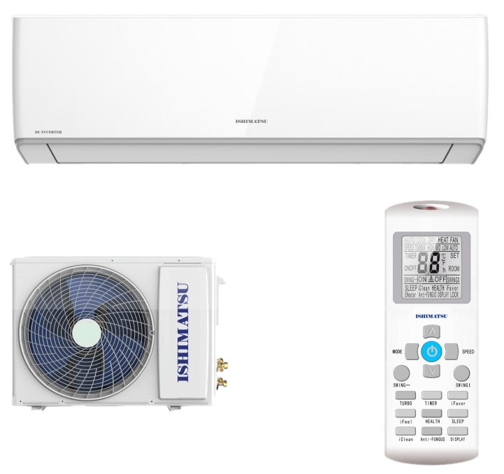 Настенные кондиционеры ISHIMATSU серии Akasi DC Inverter Wi-Fi