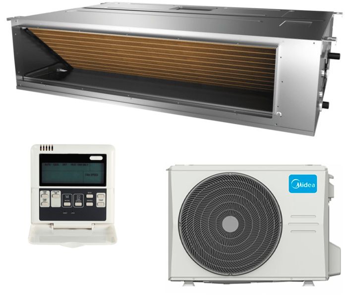 Канальные кондиционеры Midea серии MTI с зимним комплектом (-40)