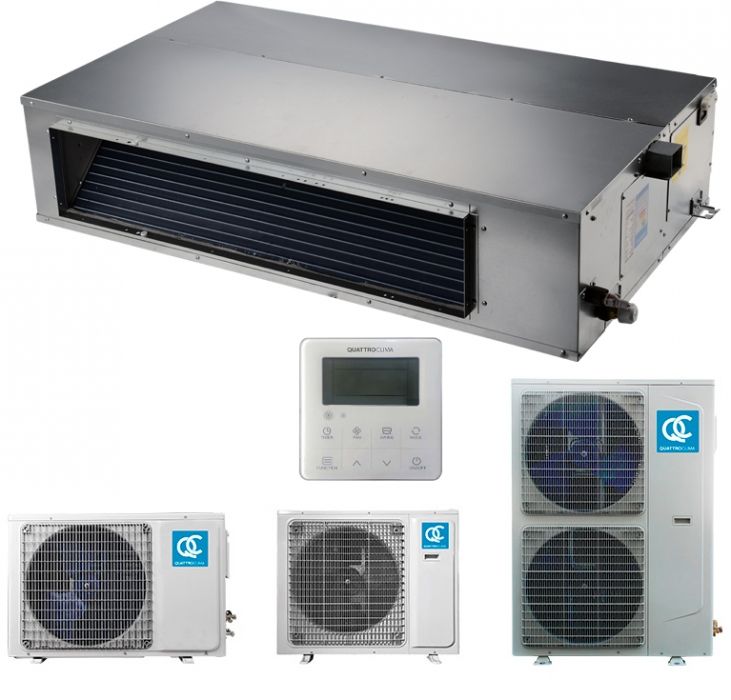 Канальные кондиционеры QUATTROCLIMA серии QV-DG