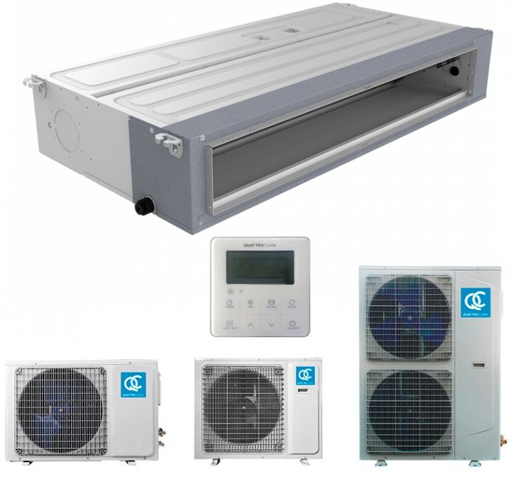 Канальные кондиционеры QUATTROCLIMA серии QV-DG1