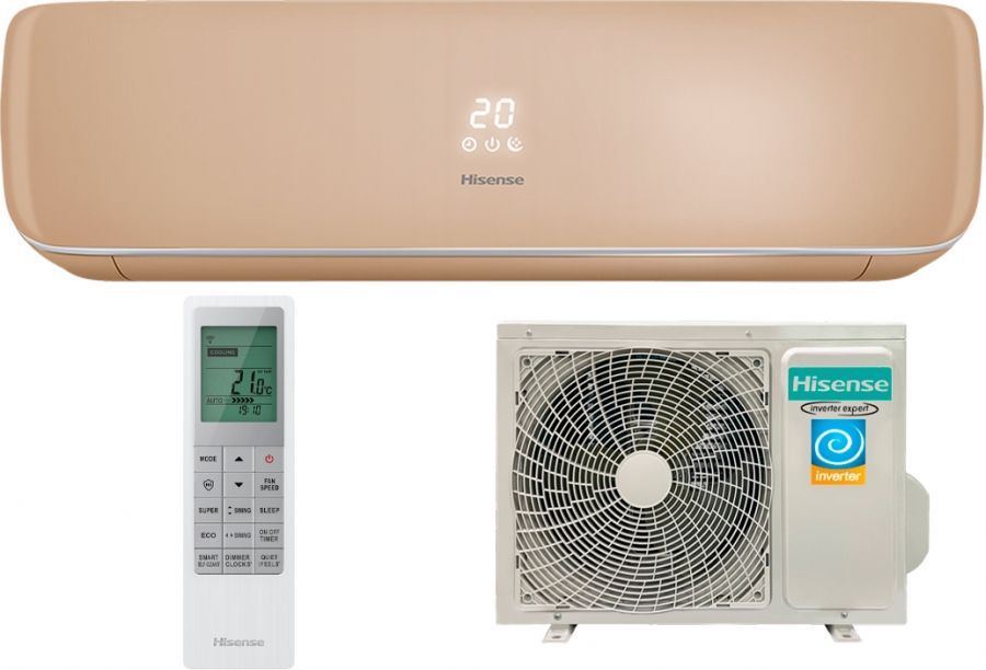 Настенные кондиционеры Hisense серии CHAMPAGNE CRYSTAL SUPER DC Inverter 2025 WI-FI 