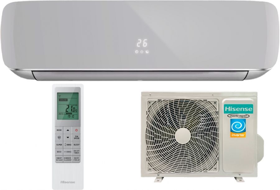 Настенные кондиционеры Hisense серии SILVER CRYSTAL SUPER DC Inverter 2025 WI-FI 
