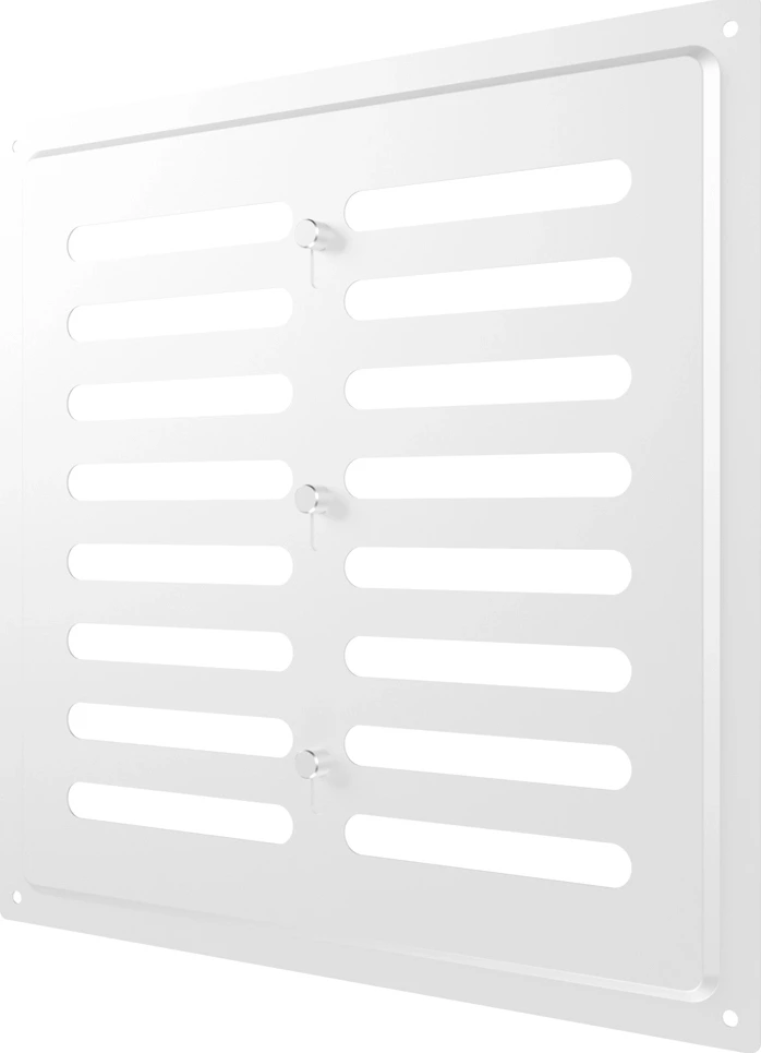 Металлическая решетка ERA 2525MER White
