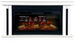 Электрокамин InterFlame Квинт белый с очагом FreeSpace 40