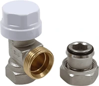 Вентиль Primoclima 1/2" угловой, никелированный (PC1212TA)