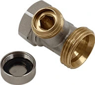 Запорный клапан Primoclima ВР-НР 1/2"х3/4" прямой, без хвостовика, никель (PC3412RSNN)