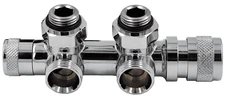 Узел нижнего подключения Primoclima Lunar угловой 1/2"х3/4"Е Хром, левый