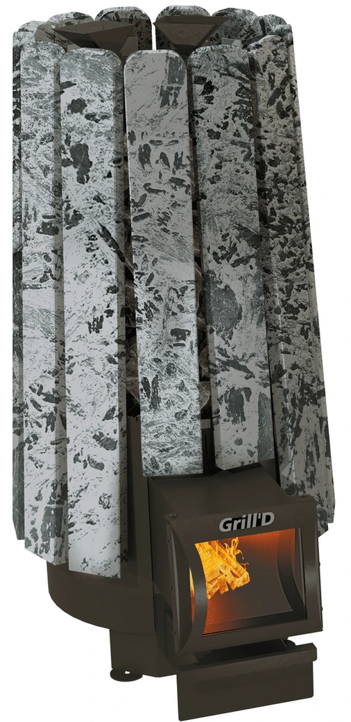 Дровяная печь Grill'D Cometa Vega 180 Short Stone