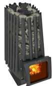 Дровяная печь Grill'D Cometa Vega 350 Short Window Max Pro