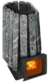 Дровяная печь Grill'D Cometa Vega 350 Short Window Max Stone