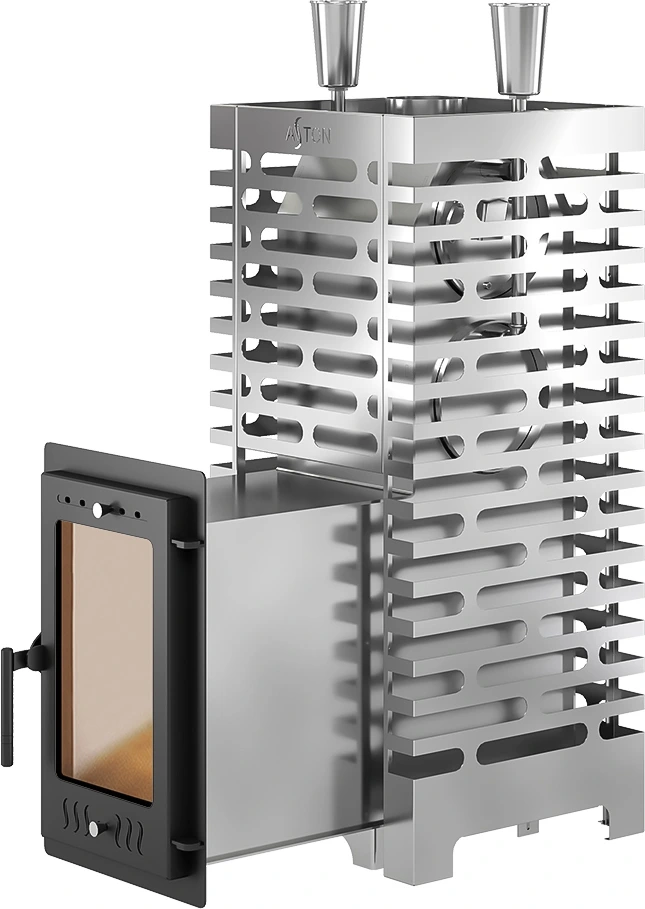 Дровяная печь ASTON 24 INOX (310М) Long
