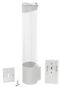 Стаканодержатель Ecotronic (супер магнит+шурупы) мод.001 белый