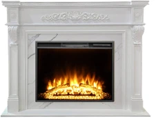 Электрокамин Real-Flame MOZART 26 WT-P511 с очагом AQUAMARINE 26