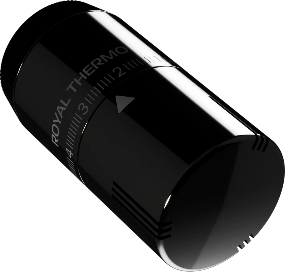 Термоголовка Royal Thermo Design Pro М30х1,5 (хром черный)