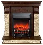 Электрокамин InterFlame Брайт Ясень Абано с очагом Fobos LUX/BLACK