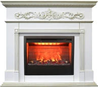 Электрокамин Real-Flame BEETHOVEN 25,5/26 WT-519G с очагом 3D HELIOS 26